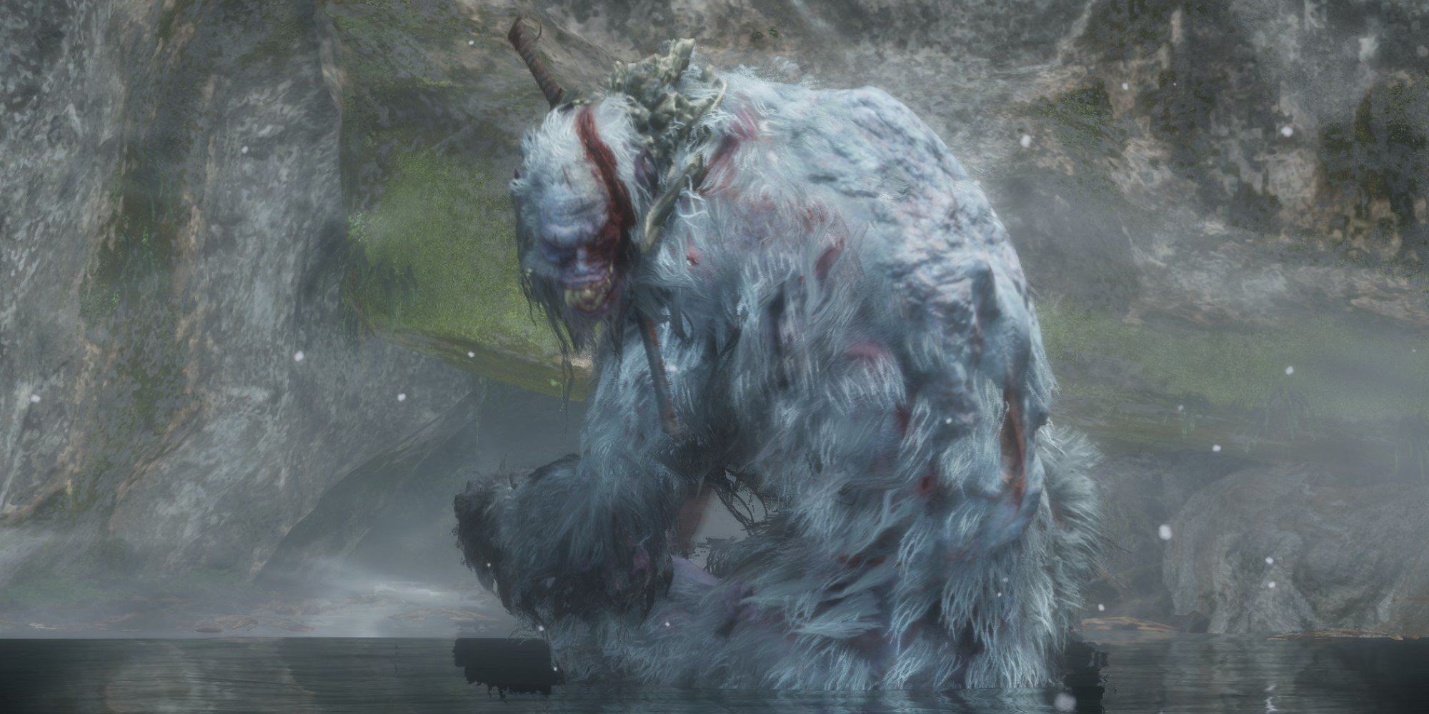 The Weirdest Moments In Gaming   The Guardian Ape In Sekiro Shadows Die Twice Close Up 