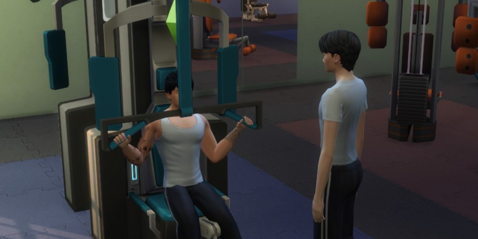 The Sims 4 Fitness Stuff: A Day in the Life