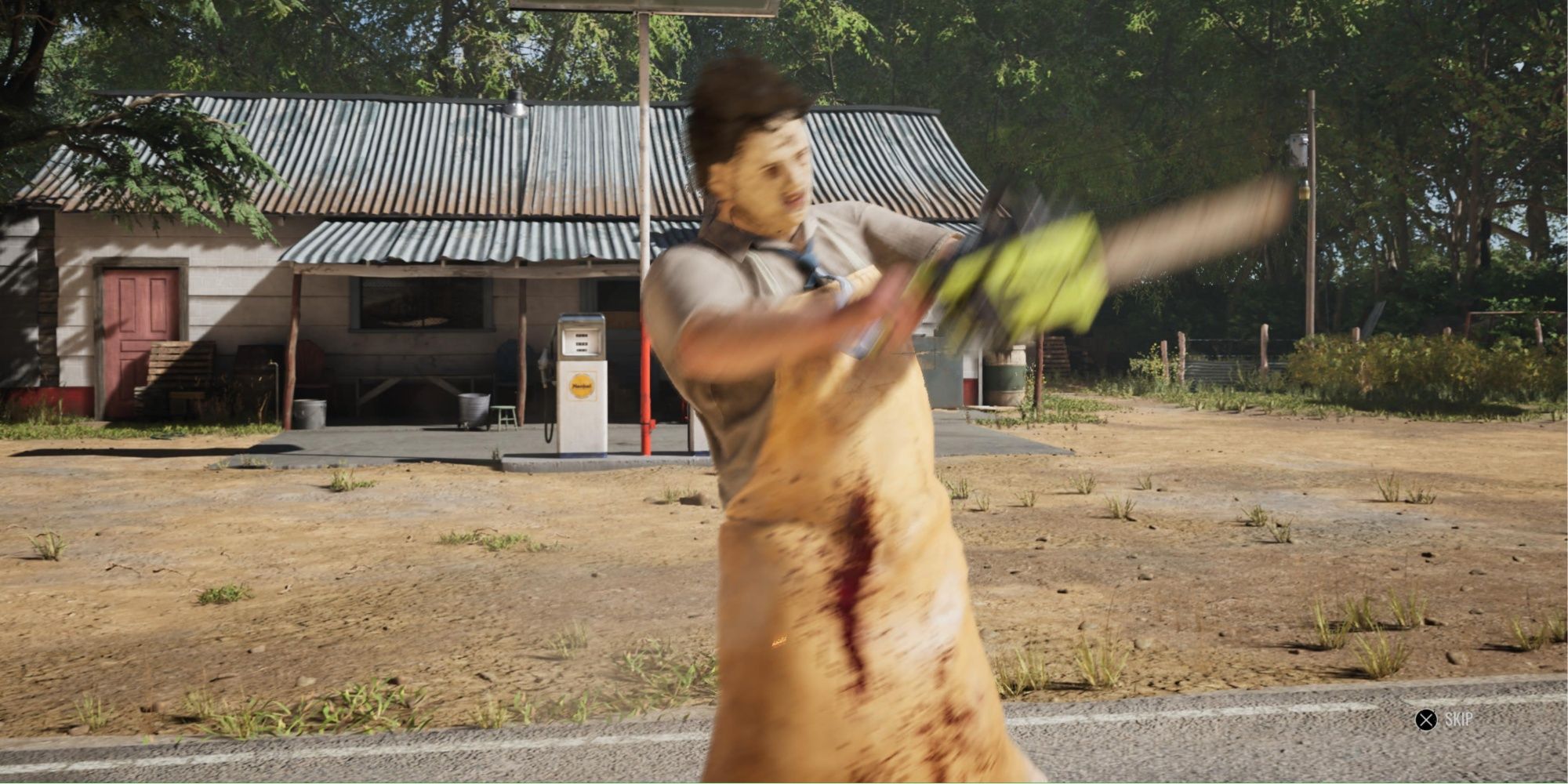 the texas chain saw massacre leatherface chainsaw dance