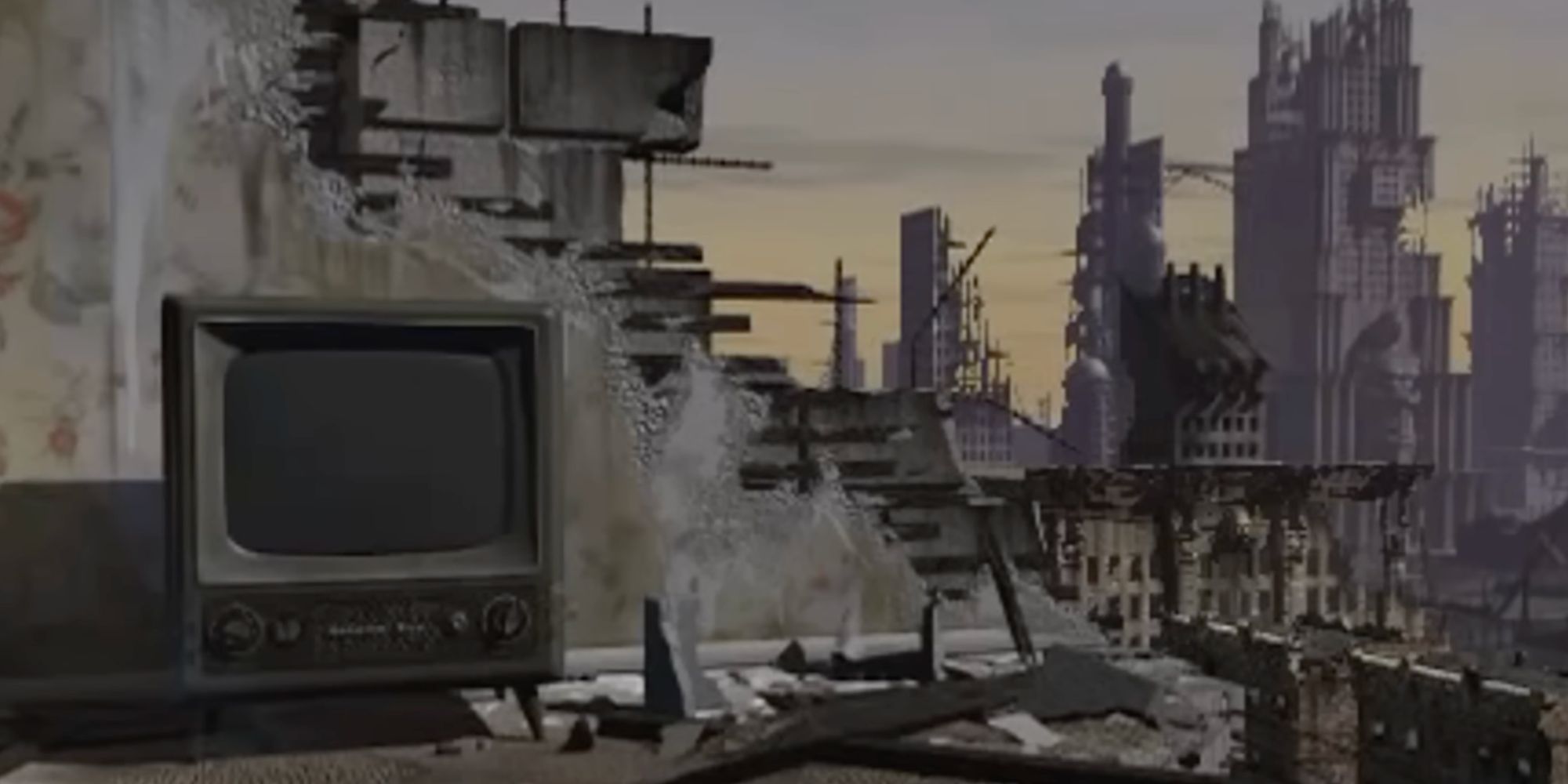TV and world in Fallout Trailer