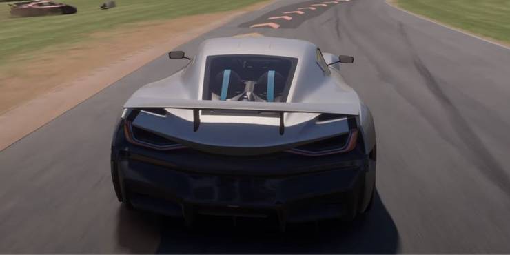 2019 Rimac Concept Two racing in Forza Motorsport