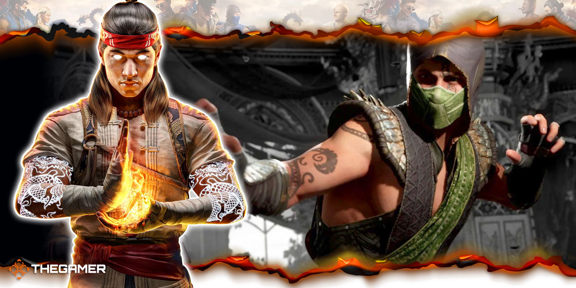 Falas do Reptile com os Personagens - MORTAL KOMBAT 1 