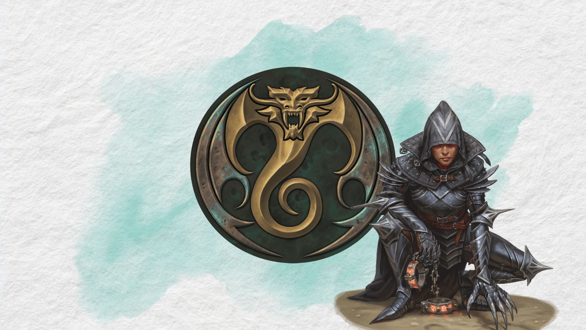 Dungeons & Dragons - Symbol of the Mercykillers faction; example of faction member in foreground