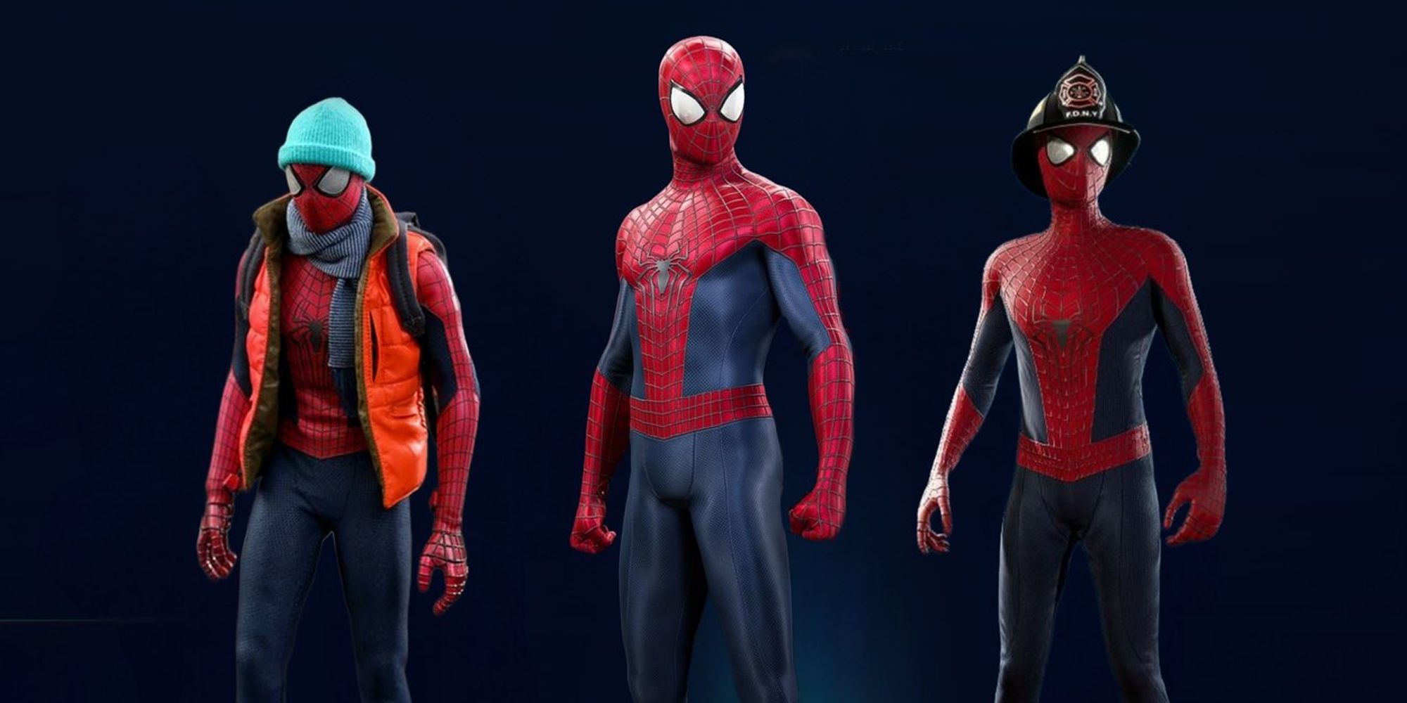 amazing spider man 2 costume comparison