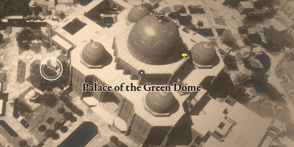 Assassin's Creed Mirage, All Viewpoints, Palace of the Green Dome Viewpoint on map