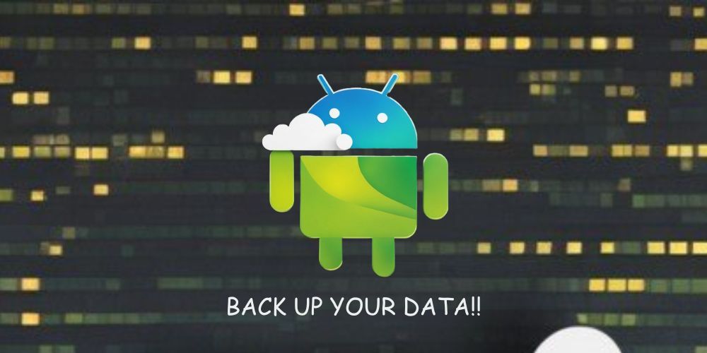 Image of an Android, fused with the cloud logo, saying 