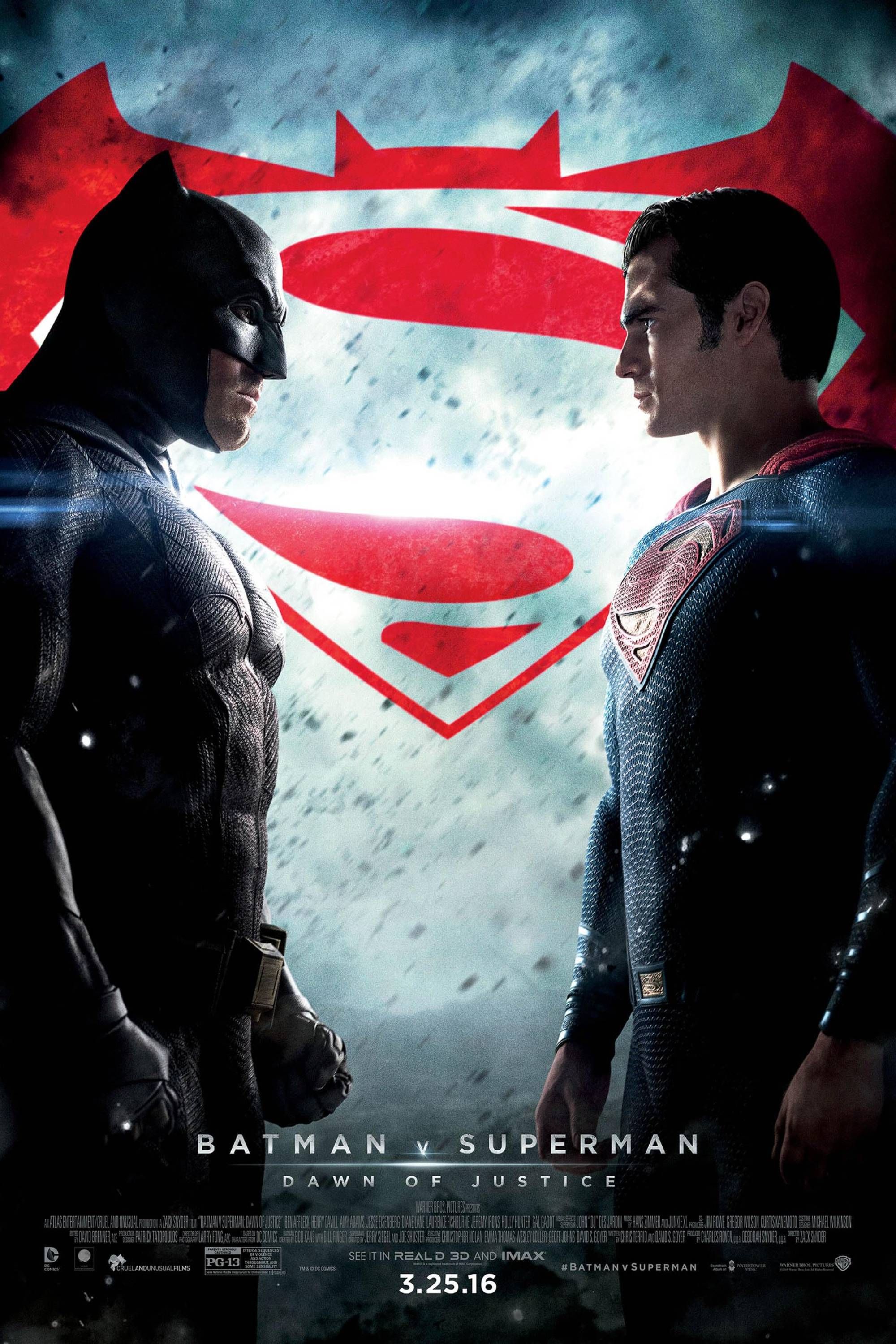 Batman v Superman Dawn of Justice Theatrical Poster