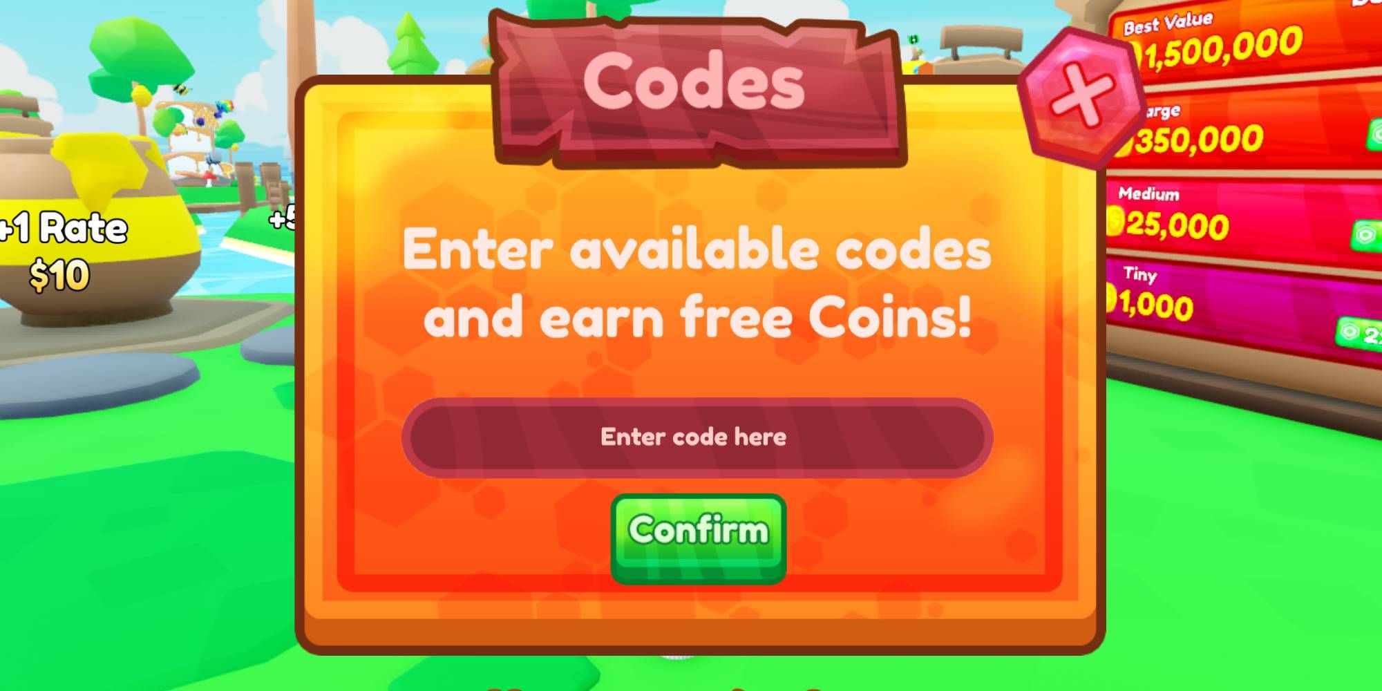 Bee Factory Codes - Roblox