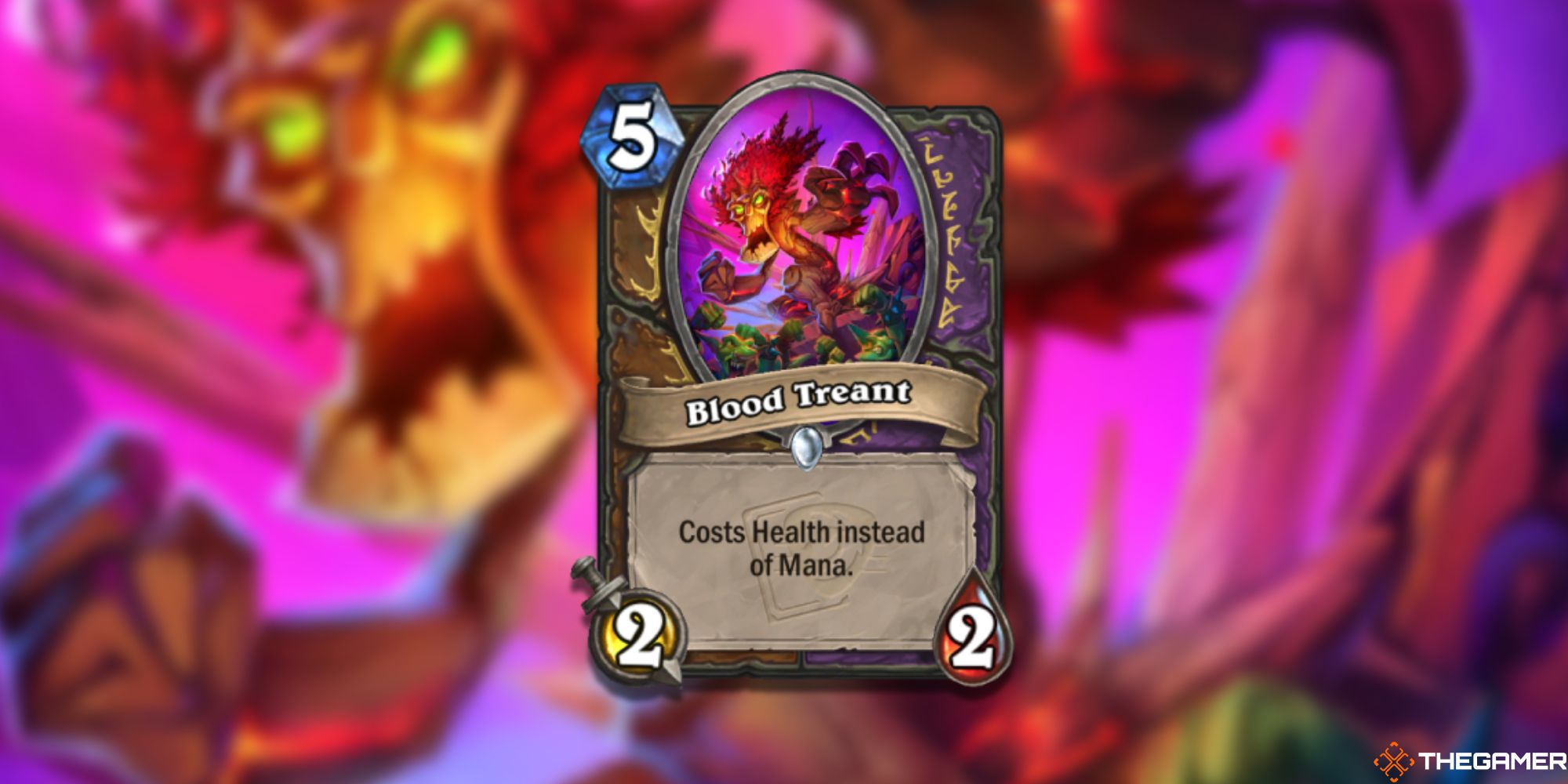 Blood Treant Hearthstone Card