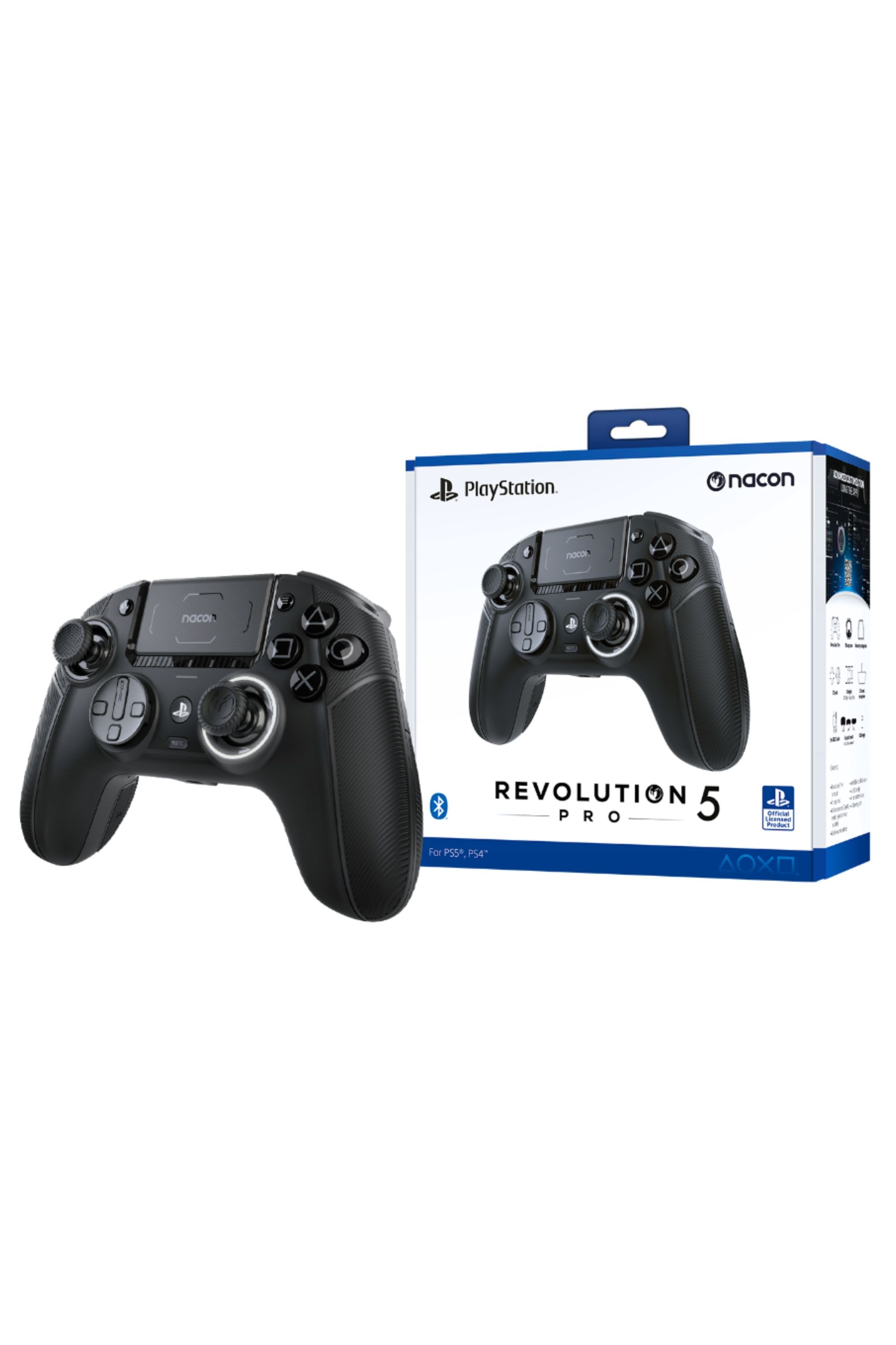 PS5 Black Controller - REVOLUTION 5 PRO