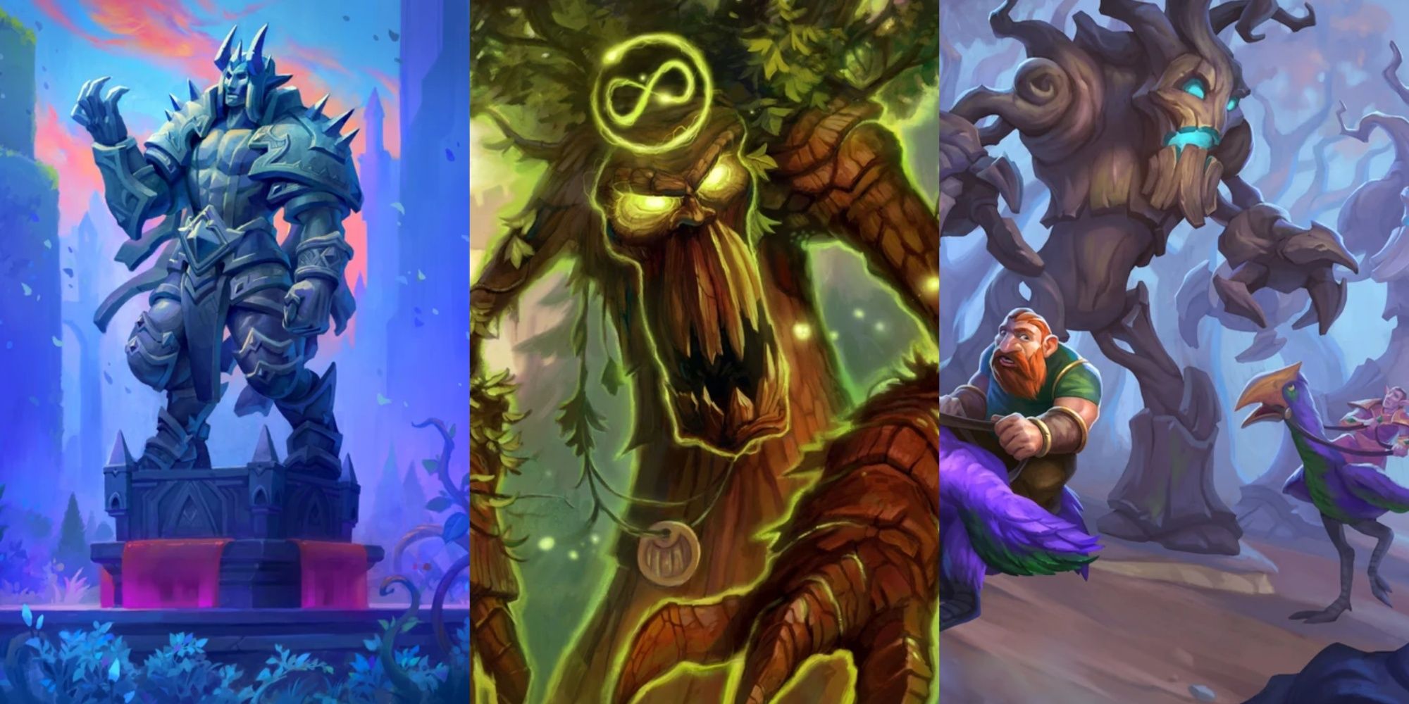 Plot of Sin, Soul of the Forest, and Arbor Up Hearthstone Full Art