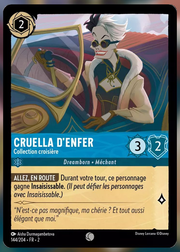 Cruelle De Vil, Cruising Collector