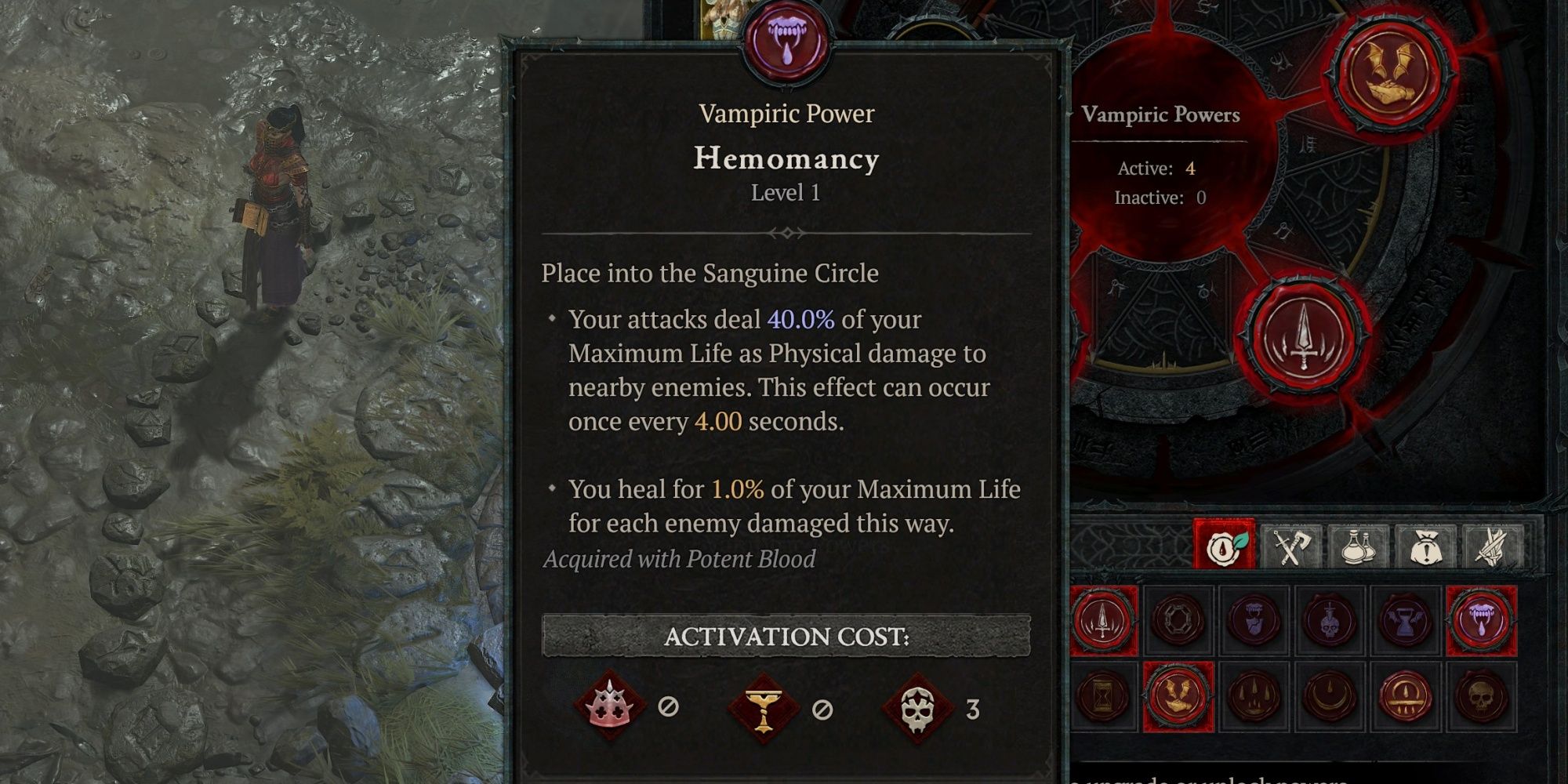 Diablo 4 Hemomancy Power