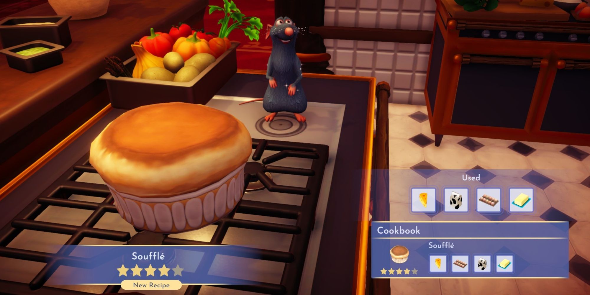Disney Dreamlight Valley Souffle Cooked