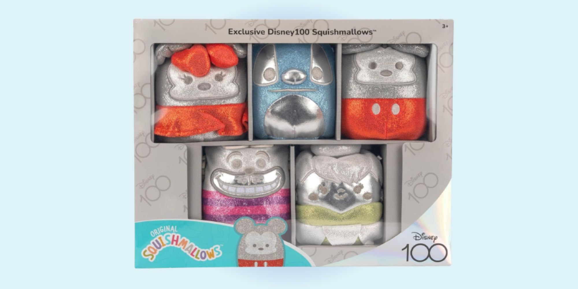 New Disney100 Squishmallows Mini Plush Set Now Available On Amazon