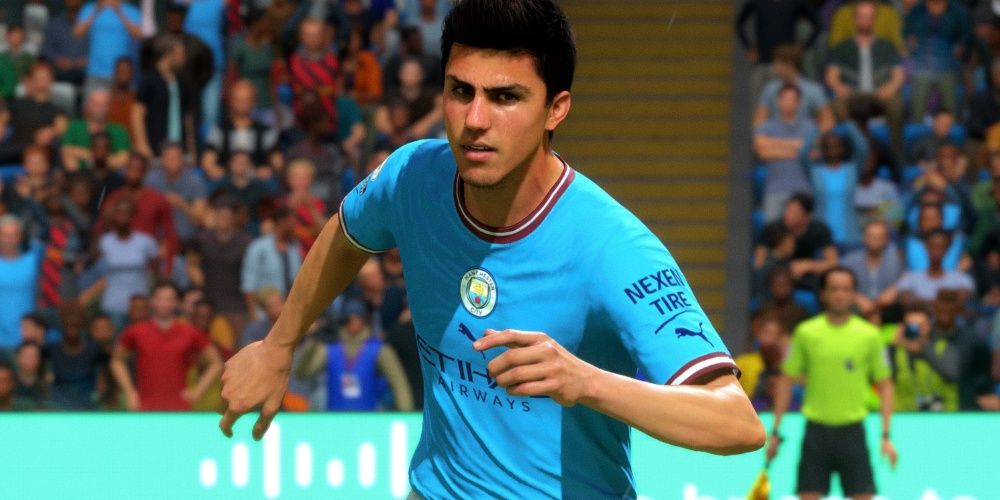 EA Sports FC 24, Rodri In Action For Mancgester City