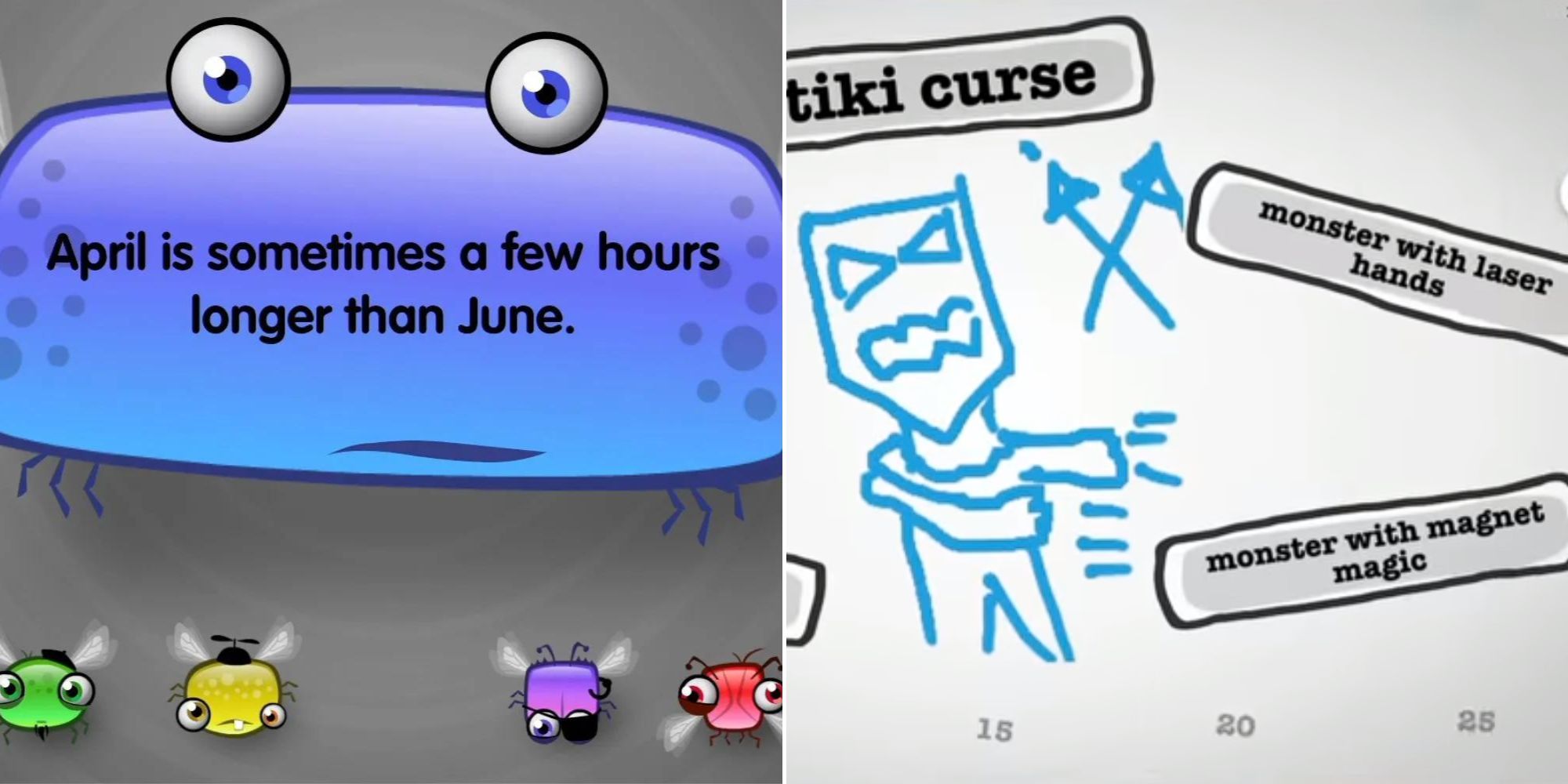 Flies Answering Questions In Lie Swatter And Titles For A Drawing In DrawfulIn The Jackbox Party Pack