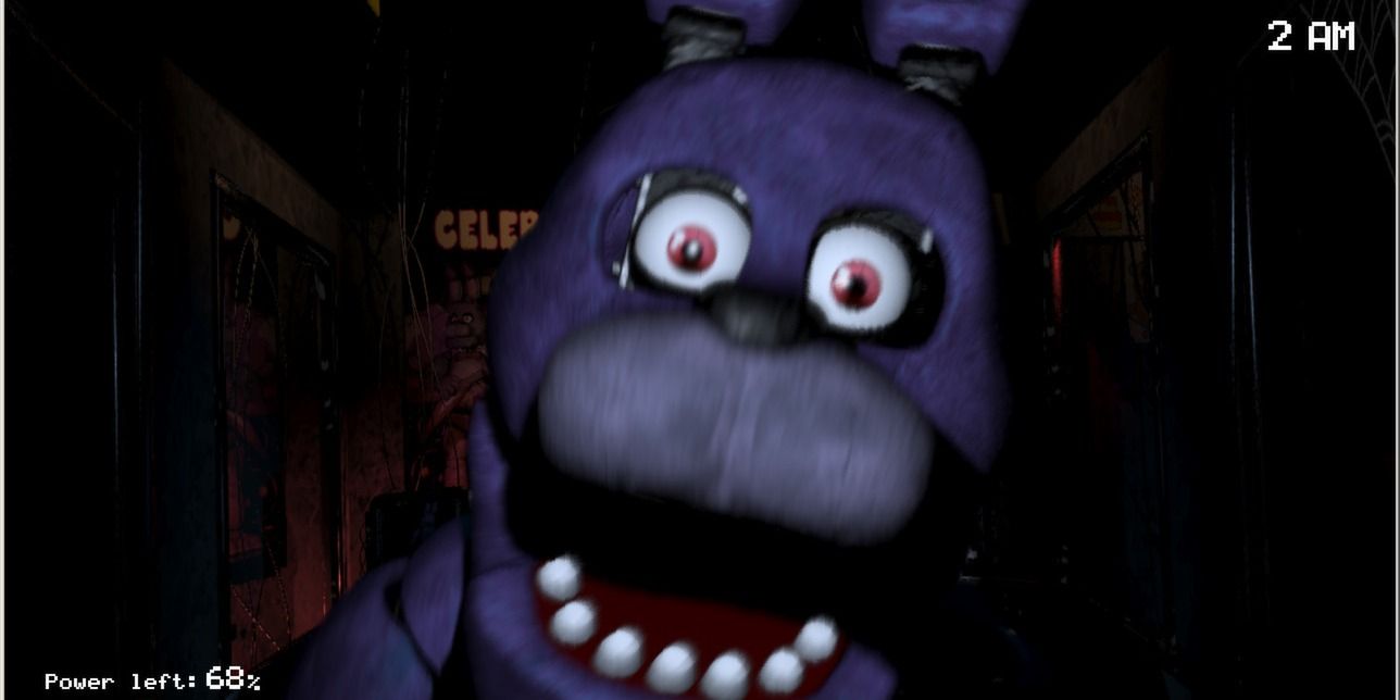 Five Nights At Freddy's - Bonnie jumps and kills the player 