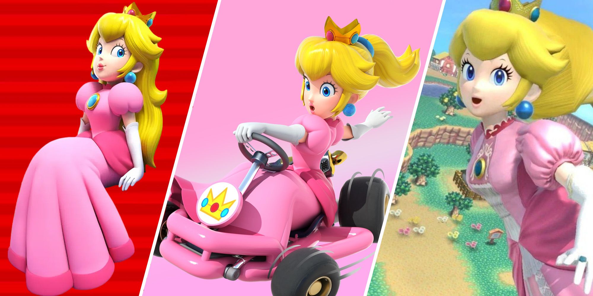 Every Super Mario Game Where You Can Play As Princess Peach