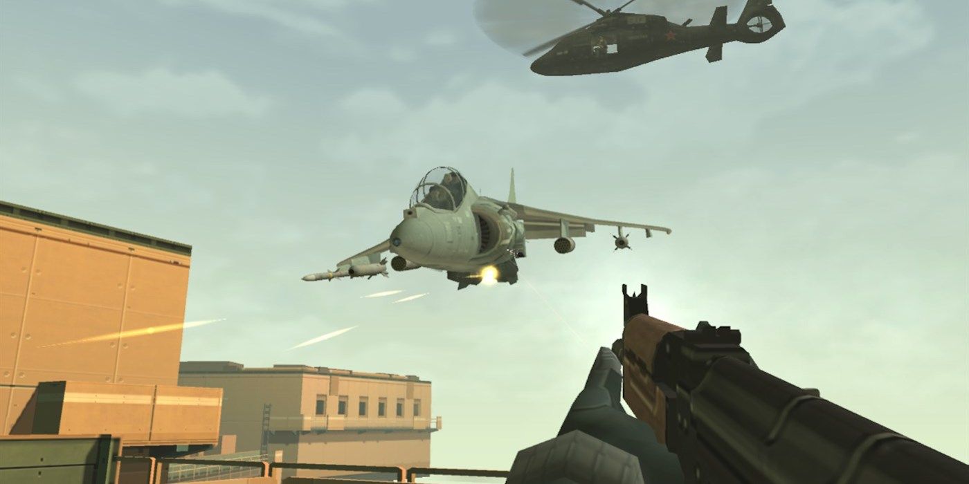 Aiming at the HarrierMGS 2