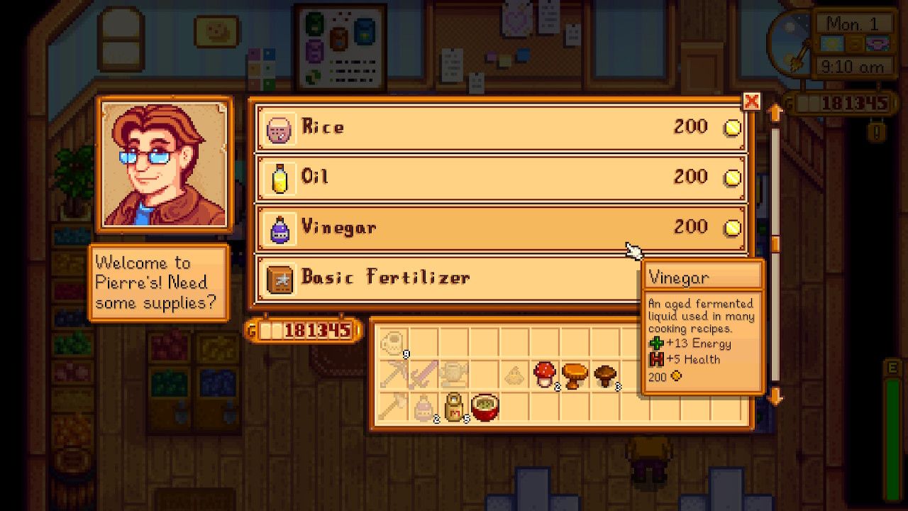 Where Do You Get Vinegar In Stardew Valley?