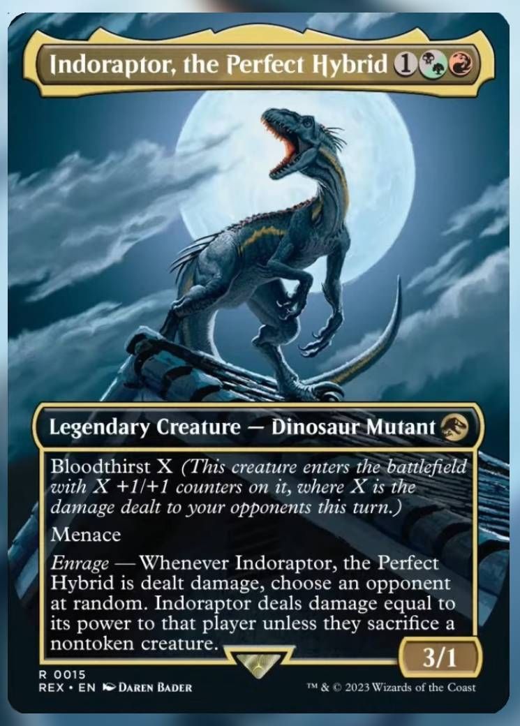 Indoraptor, the perfect hybrid