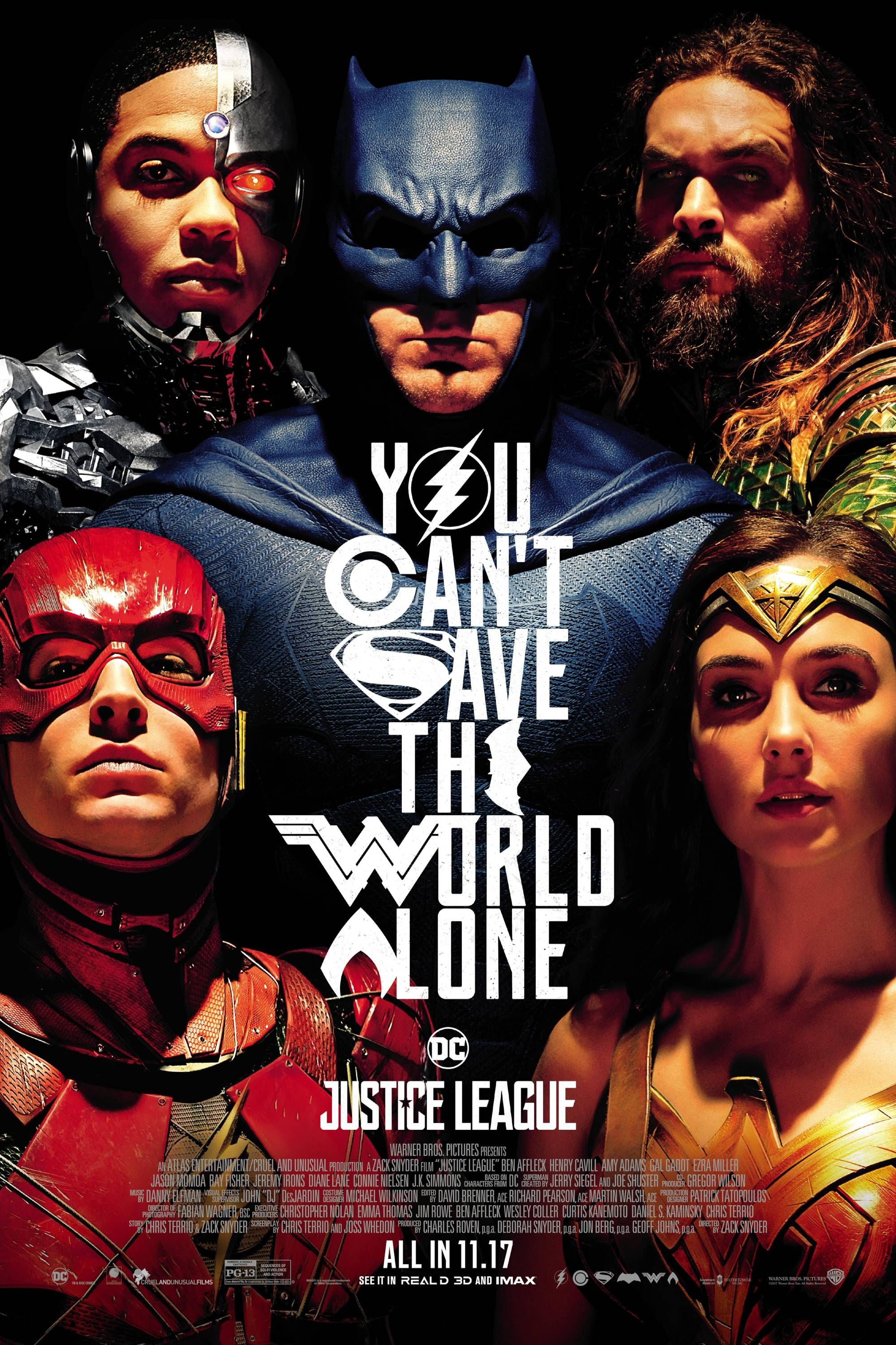 Justice League Theatrical Poster
