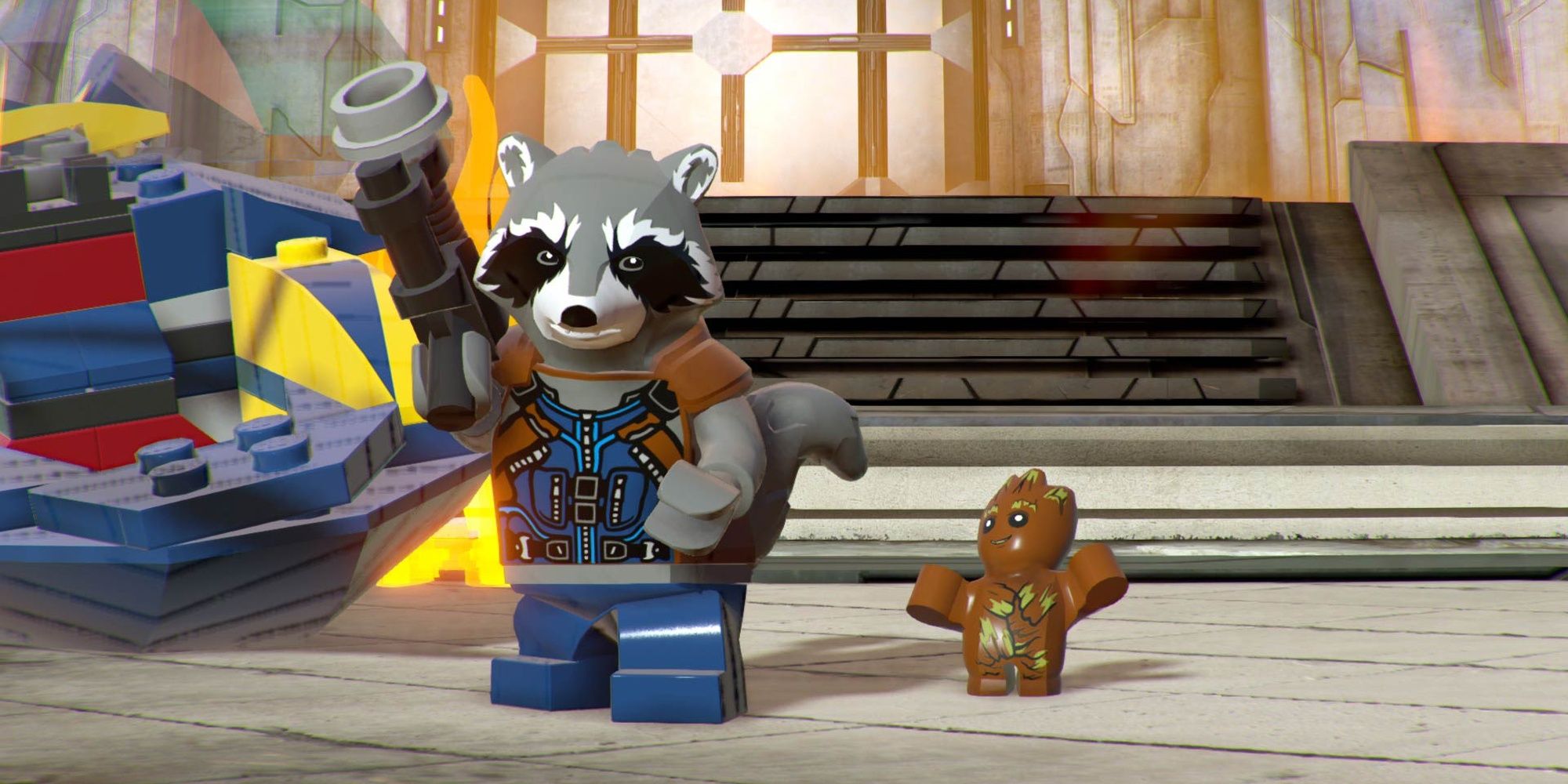 Lego: Marvels Super Heroes 2 - Rocket And Groot From The Gaurdians Of The Galaxy