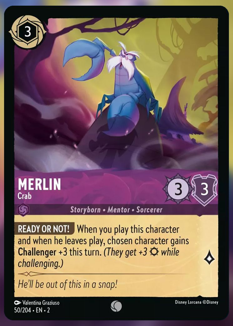 Merlin, Crab