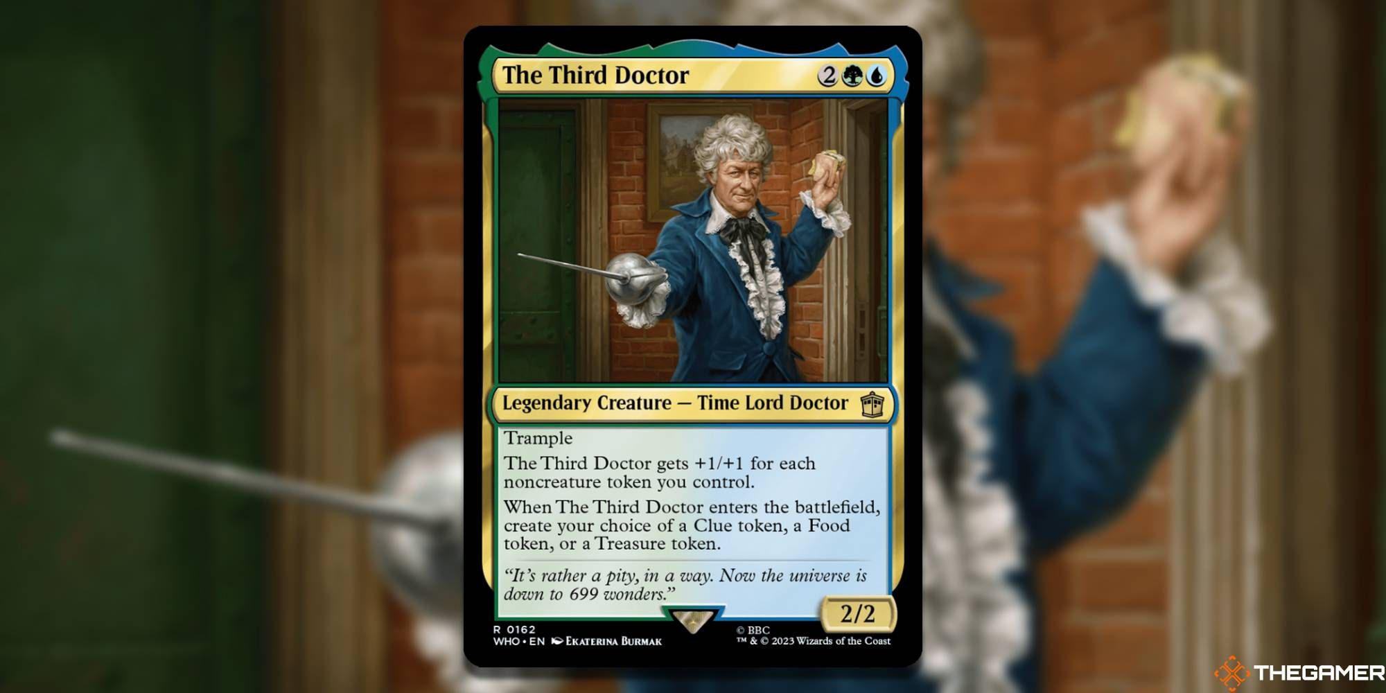 MTG The Third Doctor card and art background