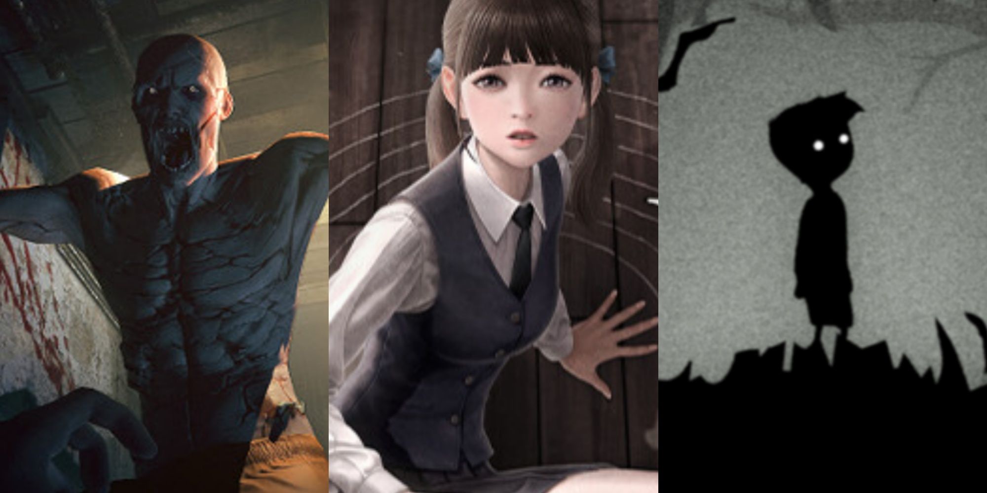 Outlast, White Day A Labryinth Named School, and Limbo for Best Horror Games Where You Are Defenseless