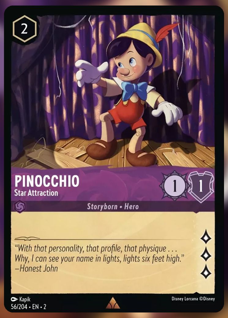Pinocchio, Star Attraction
