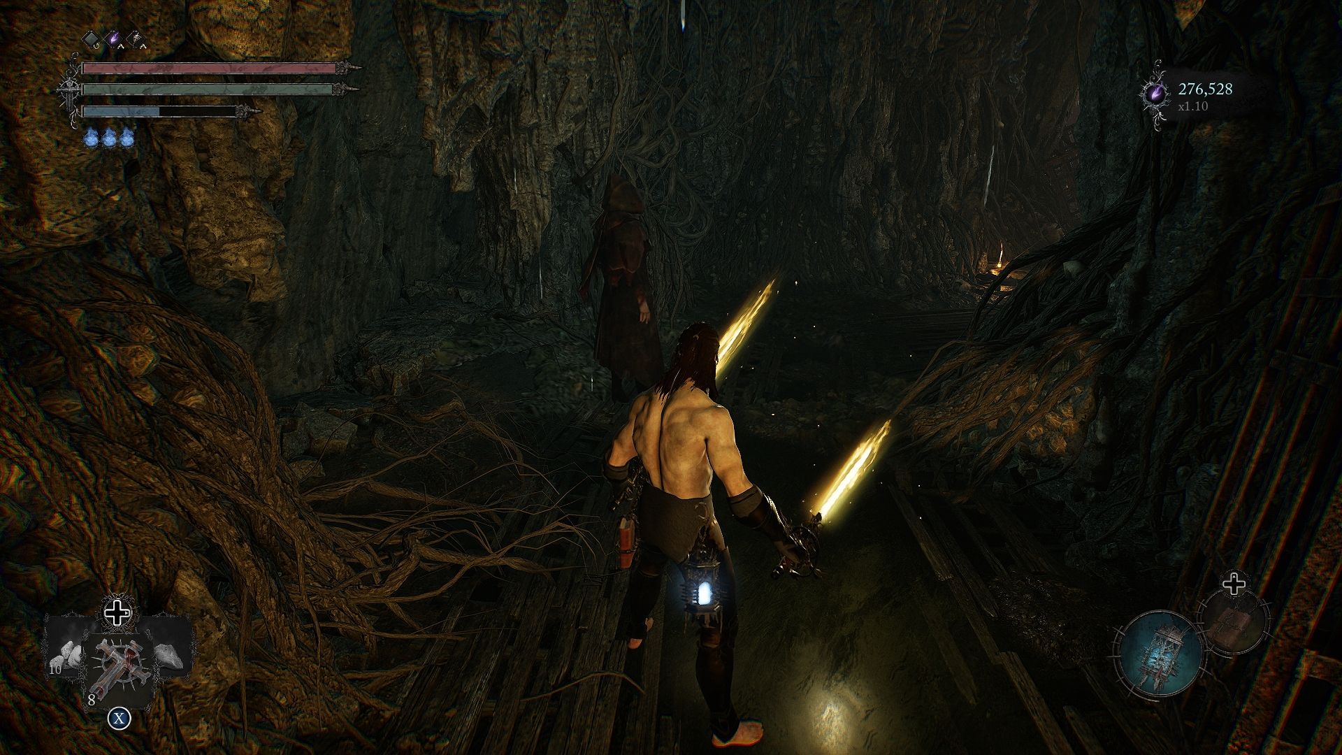 Player standing next to Damarose at Pilgrim's Perch Location 2 Lords of the Fallen 