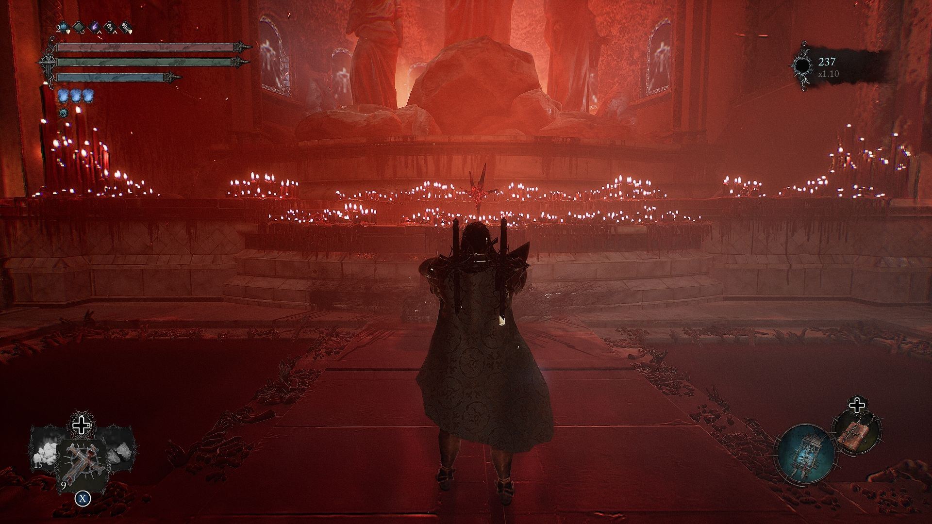 Player standing next to the Rune of Adyr Lords of the Fallen