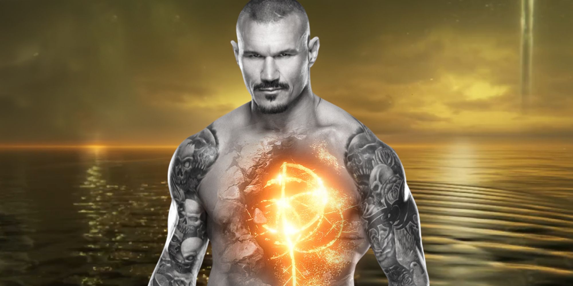 WWE's Randy Orton as a Radagon.