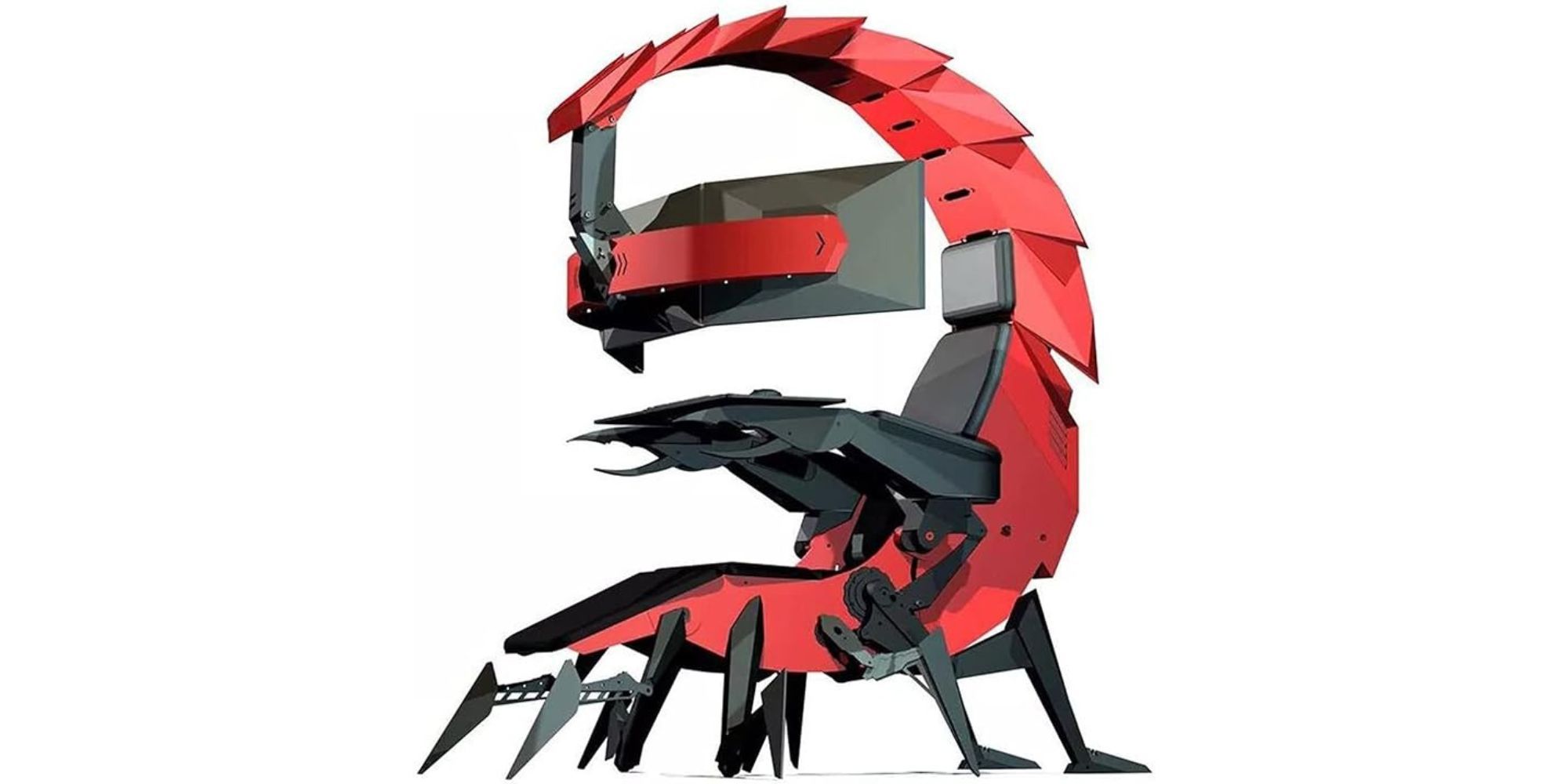 The Red Cockpit Gaming Chair Scorpion is shown on a white background.