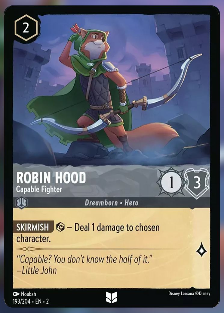 Robin Hood, Capable Fighter