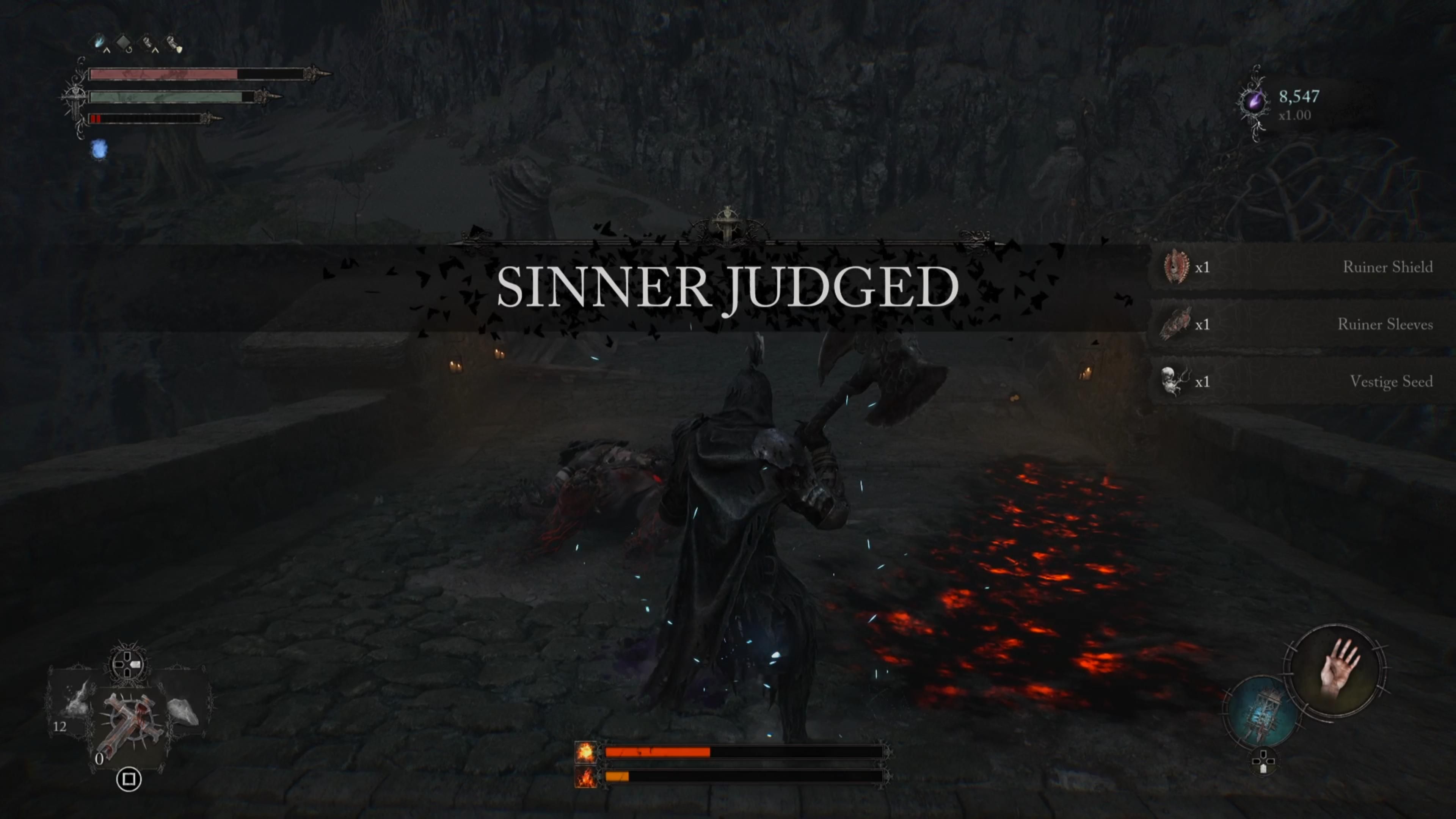 Ruiner boss defeated in Lords of the Fallen
