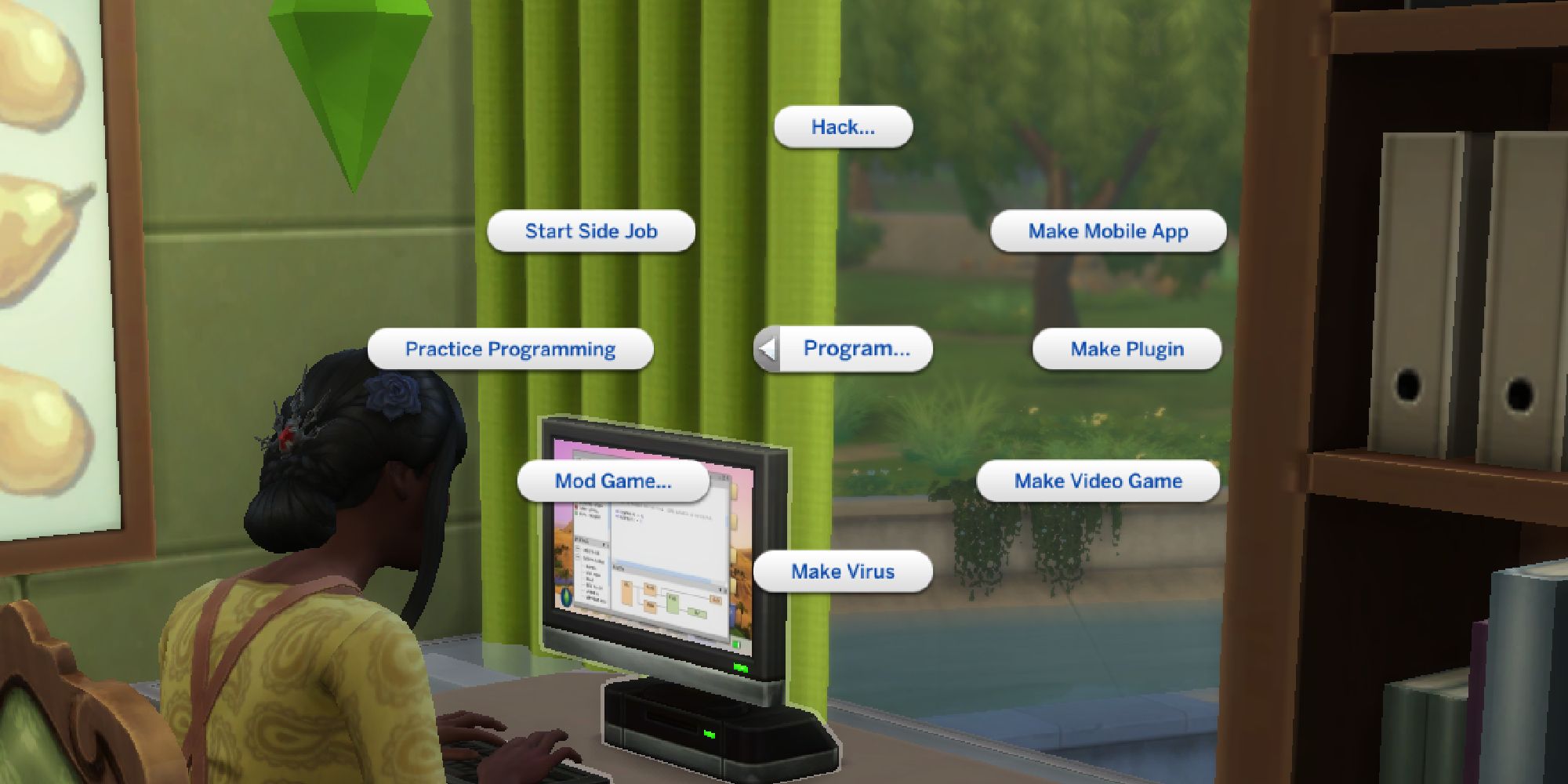 sims 4 all programming options