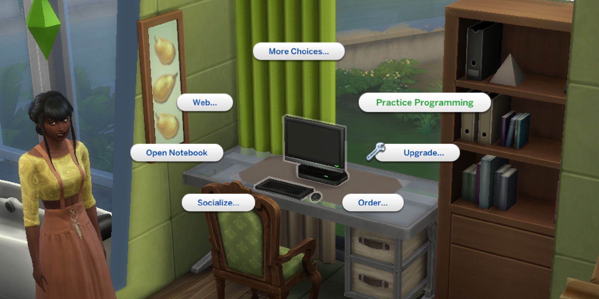 sims 4 practice programming option at level 1