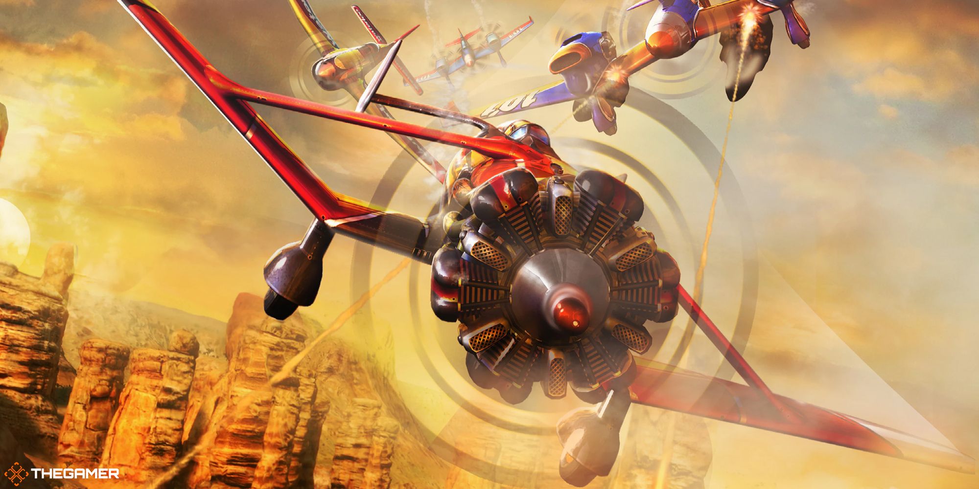 SkyDrift - promo image of planes in combat