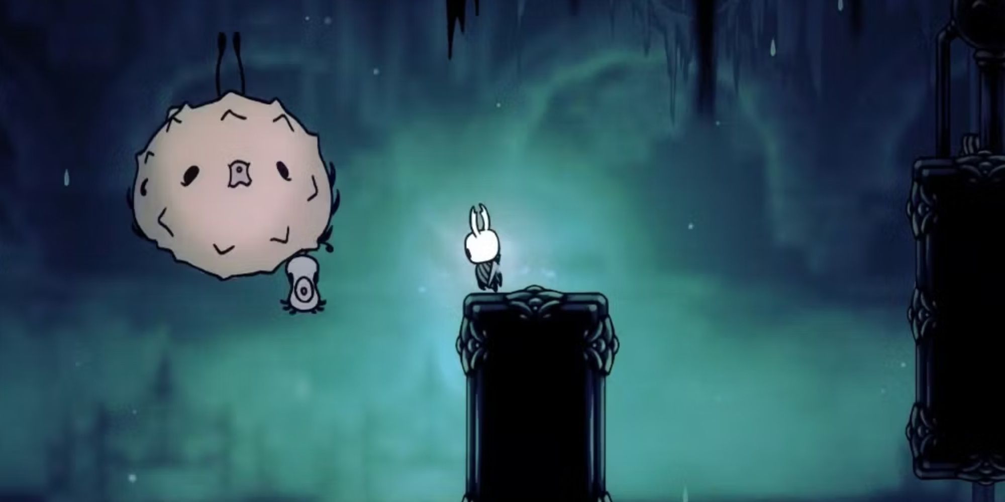 The Knight in the Royal Waterways in Hollow Knight