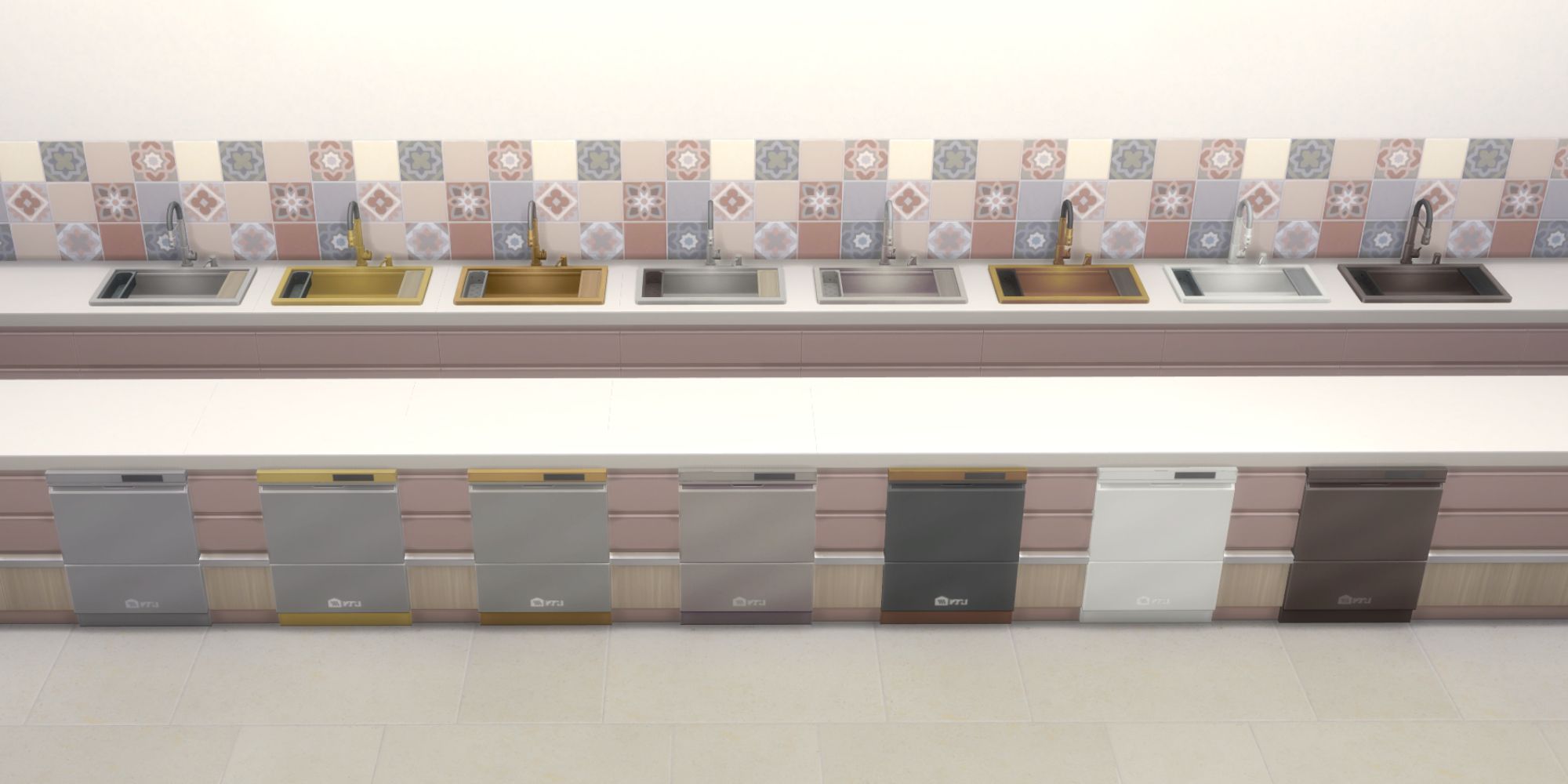 The Sims 4 HCH All sinks and dishwashers