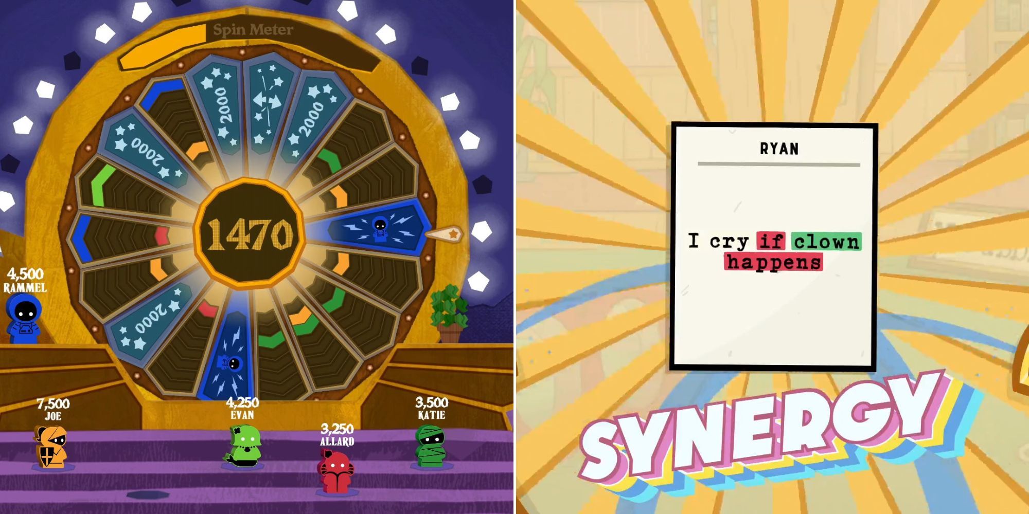 The Spinning Wheel In The Wheel Of Enormous Proportions And A Winning Answer In Job Job In The Jackbox Party Pack 8