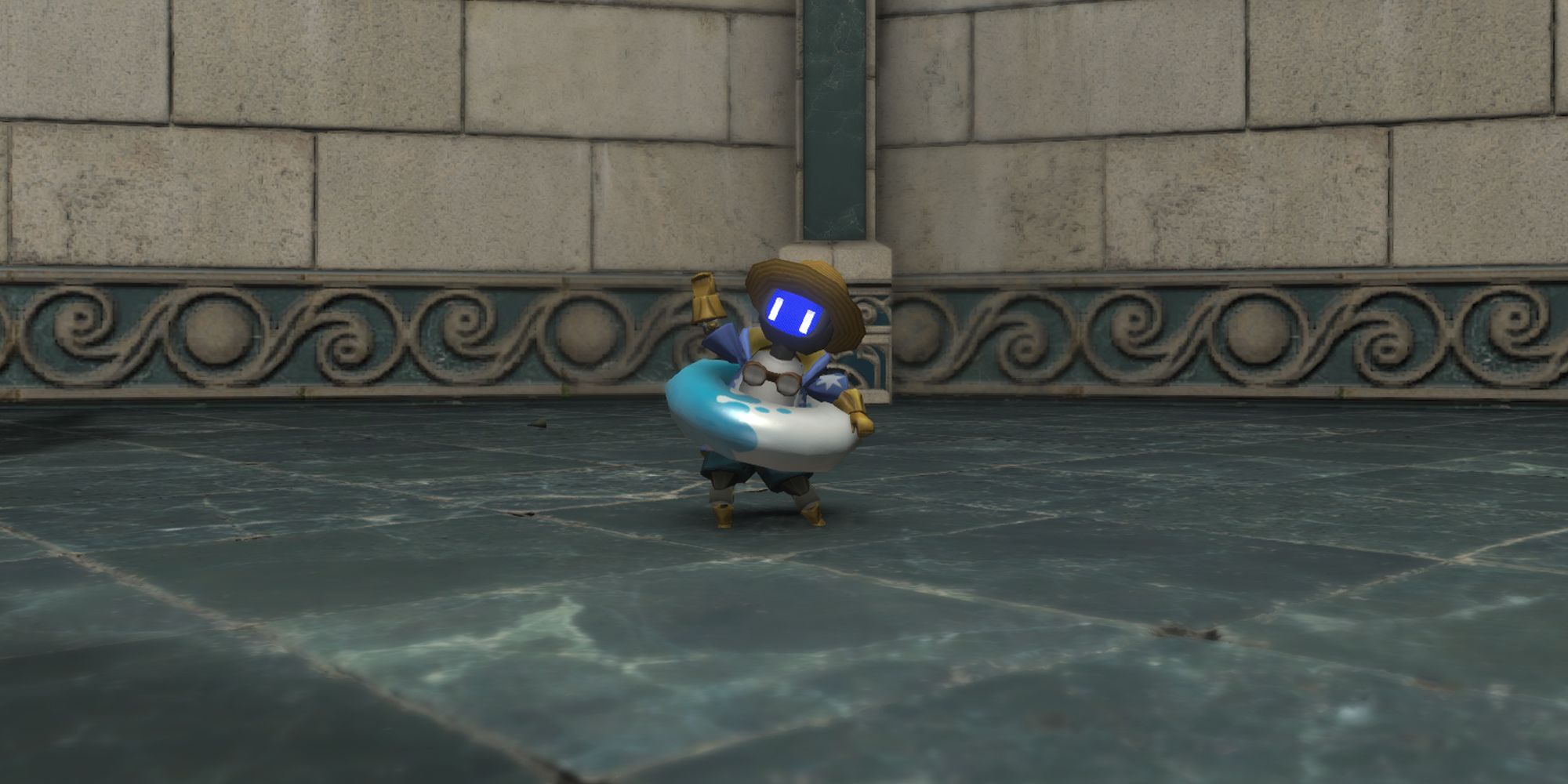 The Vicarious Vacationer minion from Final Fantasy 14.