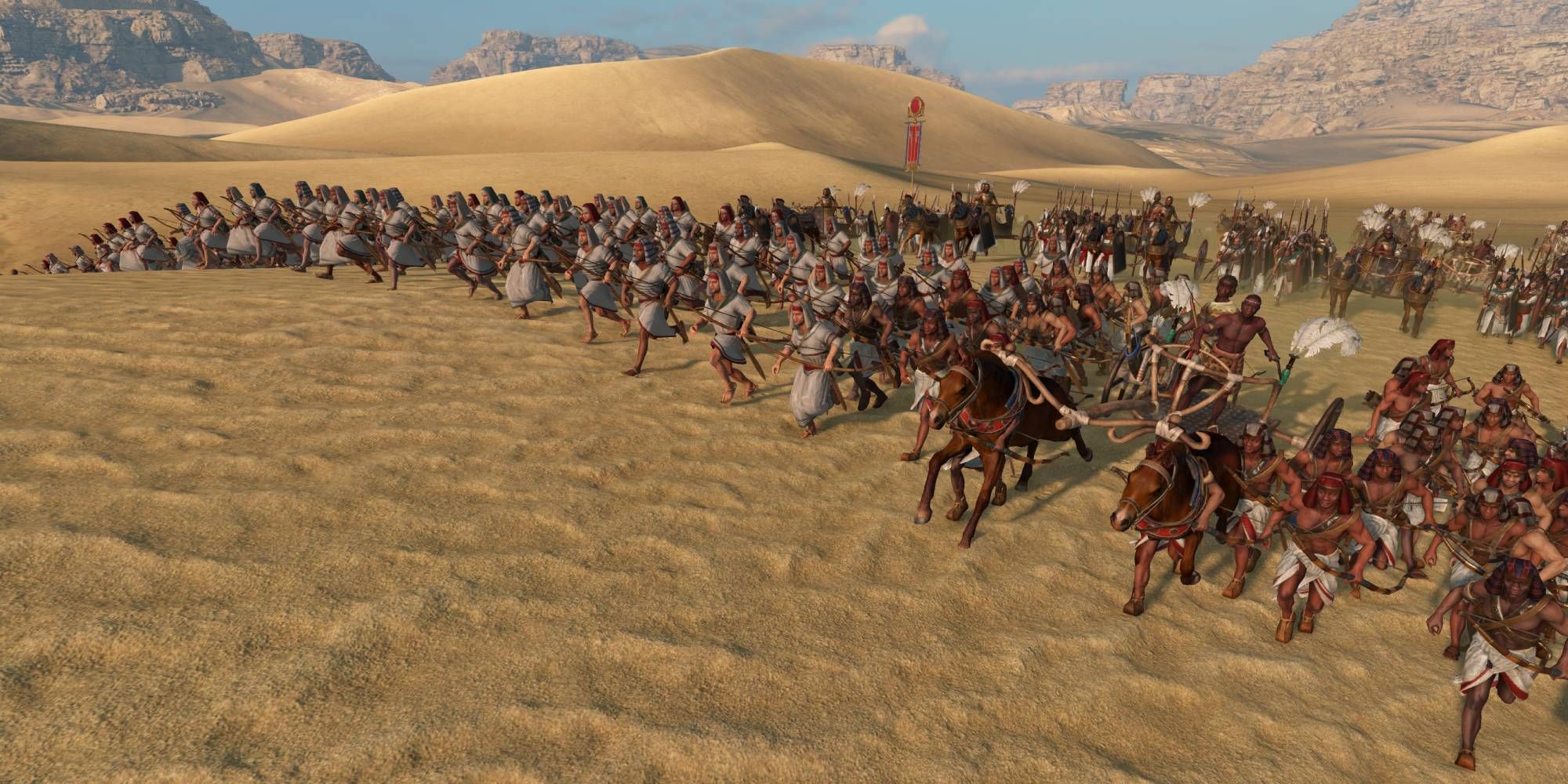 Total War Pharaoh units in formation