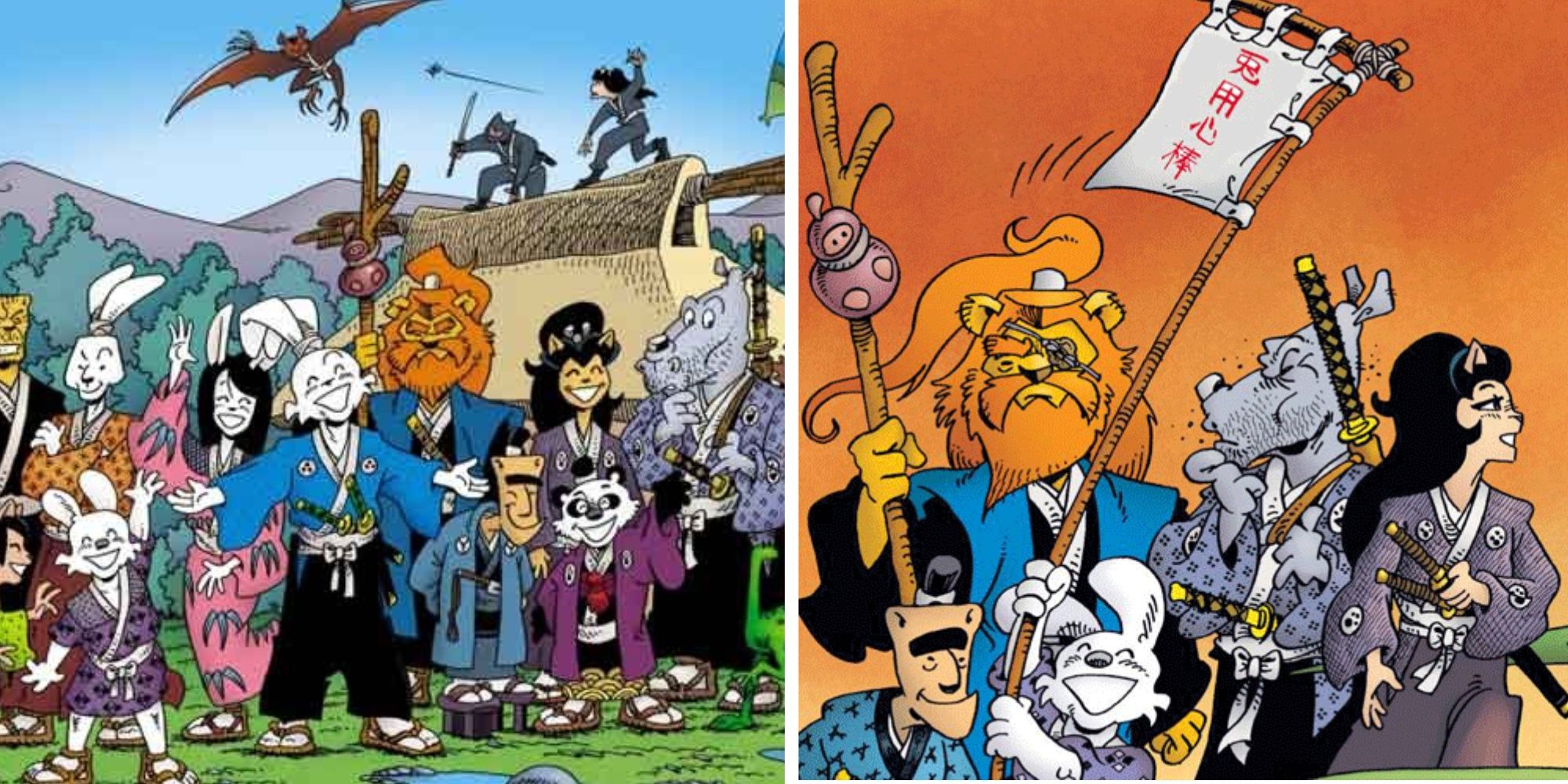 Usagi Yojimbo's main cast of reccurring characters