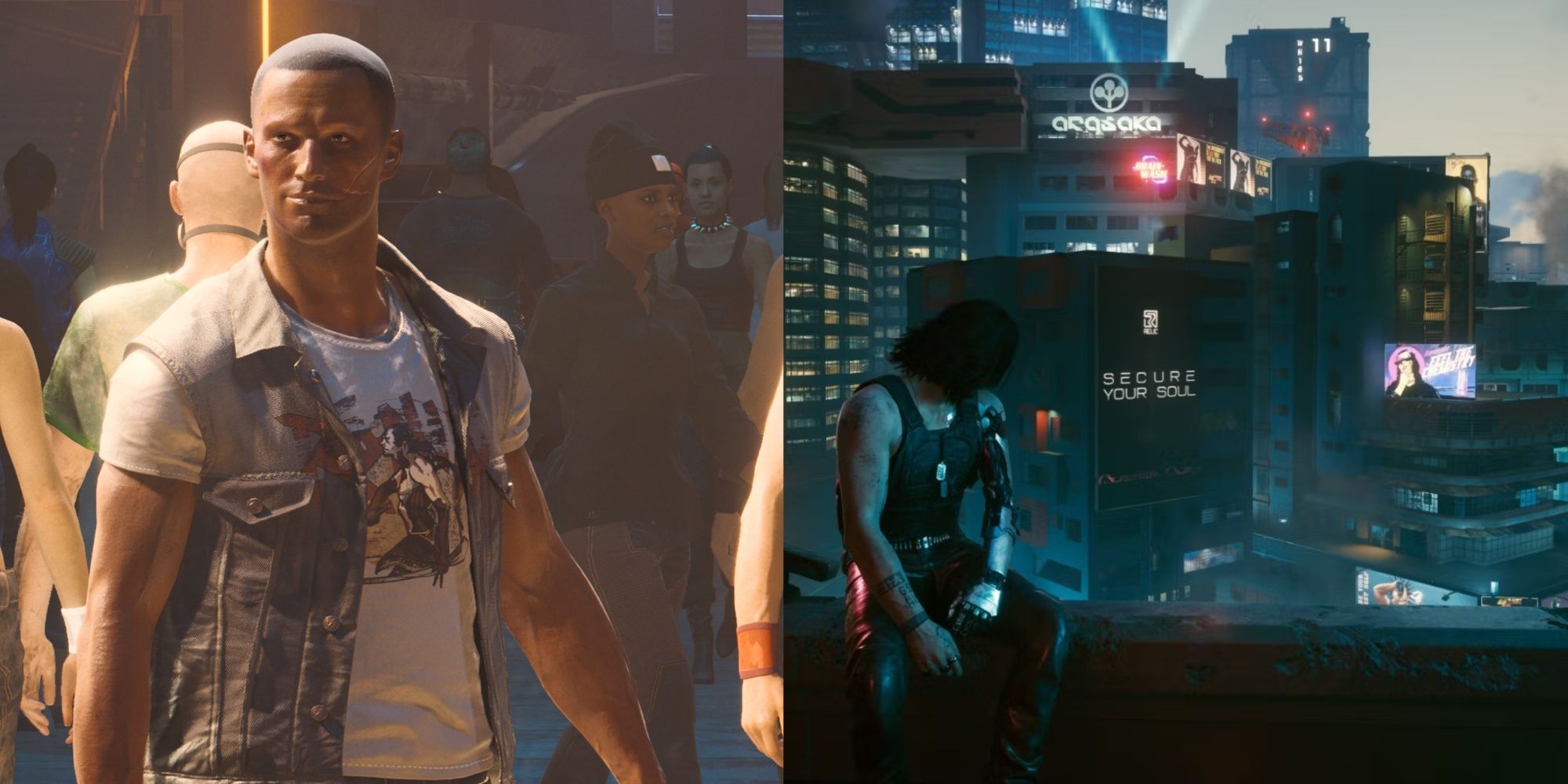 V in the Phantom Liberty exclusive ending, and Johnny in the normal ending situation you get in Cyberpunk 2077