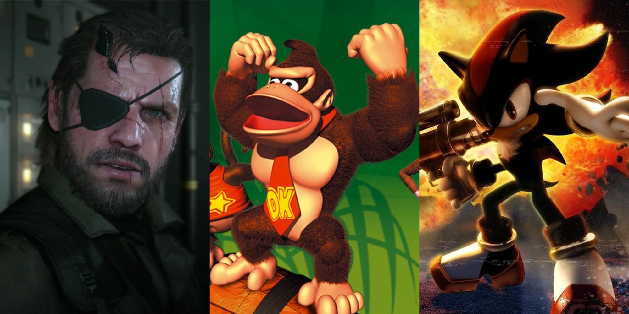 Video Game Villains Who Became Protagonists: Big Boss in Metal Gear Solid 5, Donkey Kong, and Shadow the Hedgehog