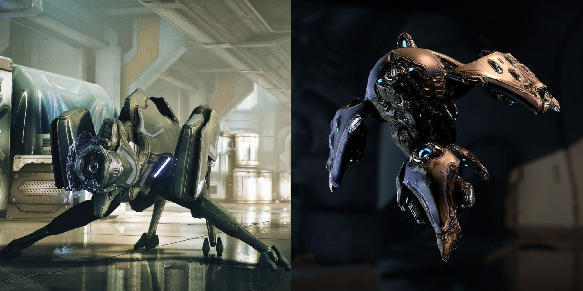 Warframe Hound und Nautilus Companions Collage